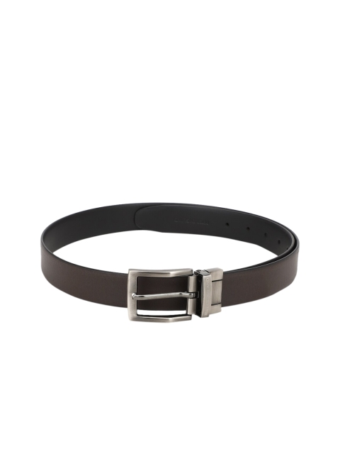 

Peter England Men Brown PU Formal Belt