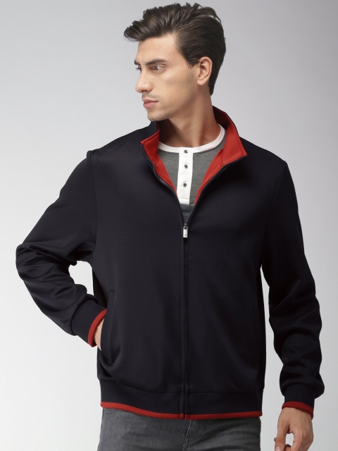 

INVICTUS Men Navy Blue Solid Tailored Jacket
