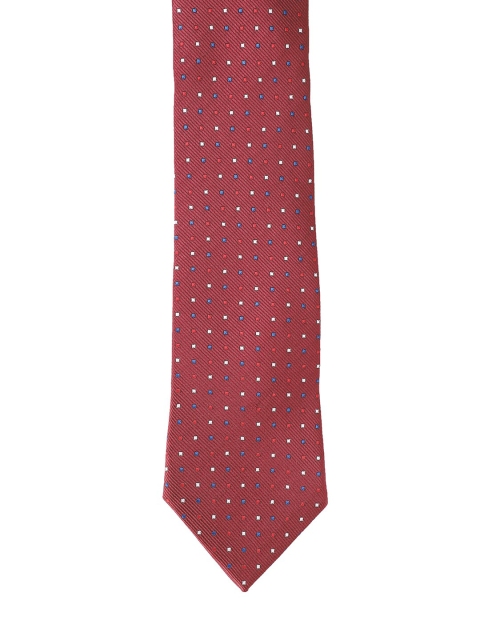 

Allen Solly Men Navy Blue Printed Skinny Tie