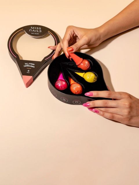 

MISS NAILS Ice Cream Collection Nail Polish, Multi