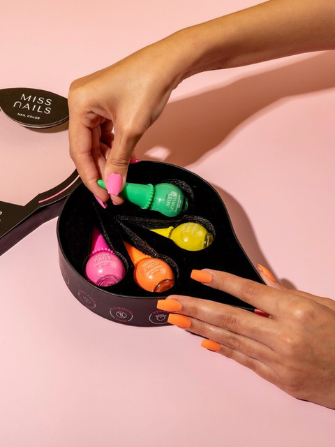 

MISS NAILS Set Of 4 Ice Cream Collection Nail Polish, Multi