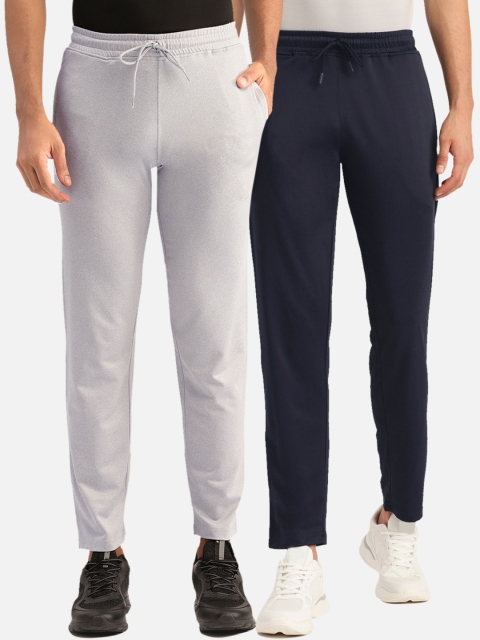 

ARMISTO Men Pack Of 2 Solid Track Pants, Navy blue