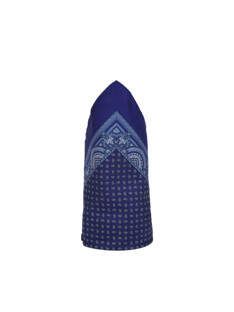 

Allen Solly Men Blue Printed Pocket Square, Navy blue