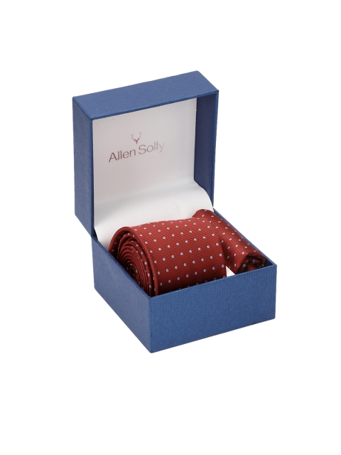 

Allen Solly Men Maroon Tie & Pocket Square Accessory Gift Set
