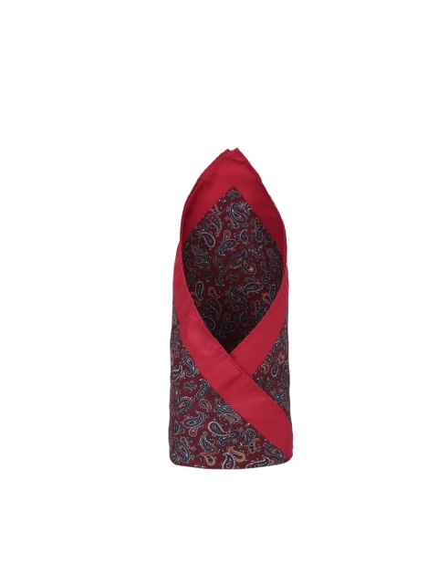 

Van Heusen Men Maroon & Red Printed Pocket Square