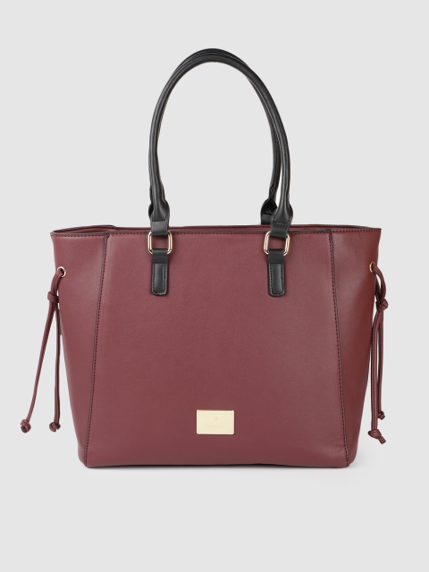 

Van Heusen Maroon Solid Shoulder Bag