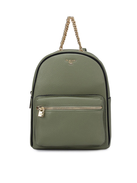 

Da Milano Women Green Solid Backpack