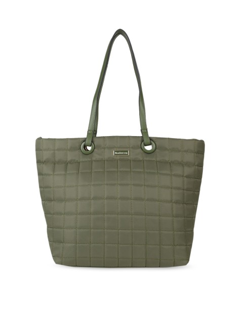 

Van Heusen Woman Olive Green Quilted Shoulder Bag