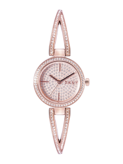 

DKNY Women Rose Gold-Toned Crosswalk Analogue Watch NY2853