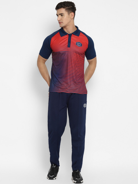 

HPS Sports Red Navy Printed Cricket Uniform Tracksuit
