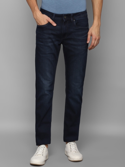 

Louis Philippe Jeans Men Navy Blue Slim Fit Light Fade Jeans