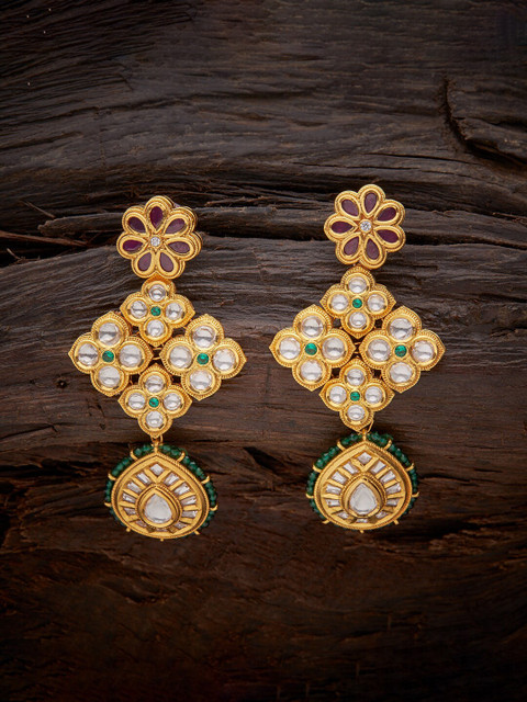

Kushal's Fashion Jewellery White Floral Studs Earrings