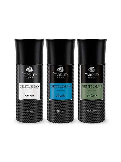 

YARDLEY LONDON Gentleman Deodorants Tripack, Black