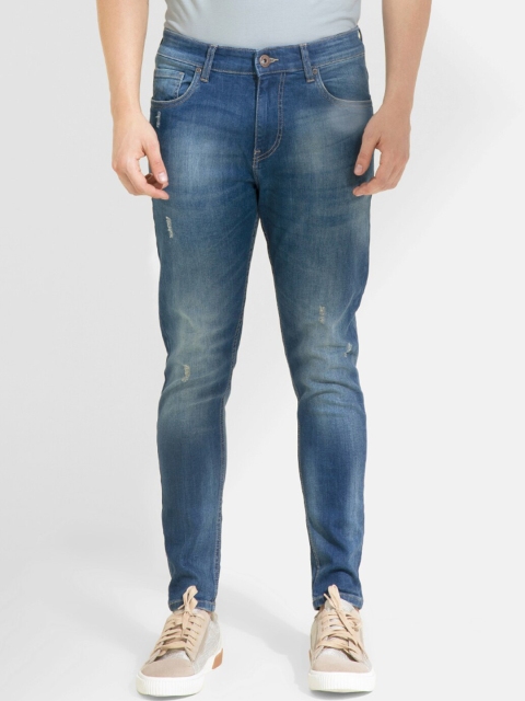 

Snitch Men Blue Skinny Fit Mildly Distressed Light Fade Stretchable Jeans