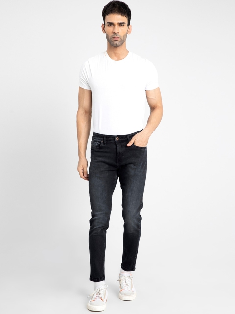

Snitch Men Black Skinny Fit Light Fade Stretchable Jeans