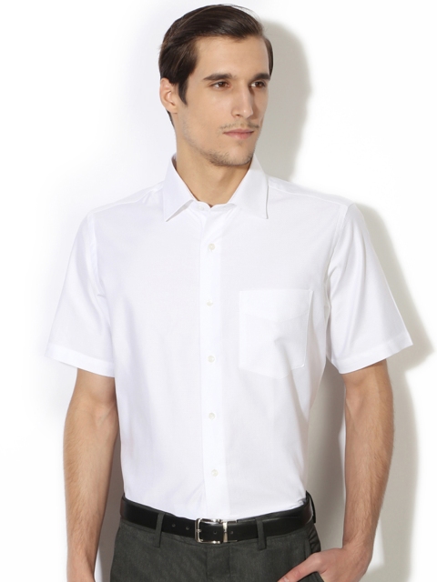

Van Heusen Men White Slim Fit Formal Shirt