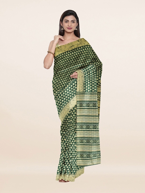 

Pothys Green Floral Saree