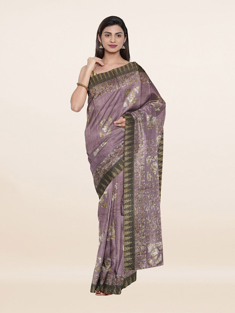 

Pothys Lavender Floral Saree