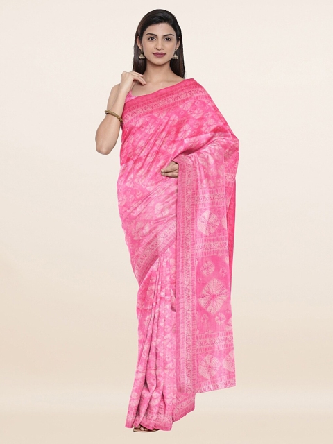 

Pothys Pink & White Saree