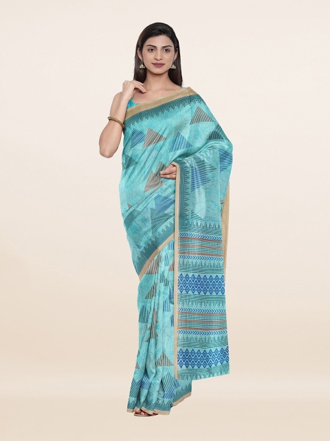 

Pothys Blue & Green Saree