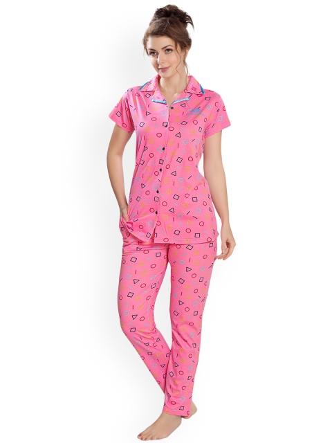 

Ever Loved Women Pink Printed Night suit