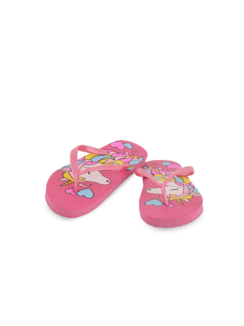 

Hopscotch Girls Pink Embellished Open Toe Flats with Bows