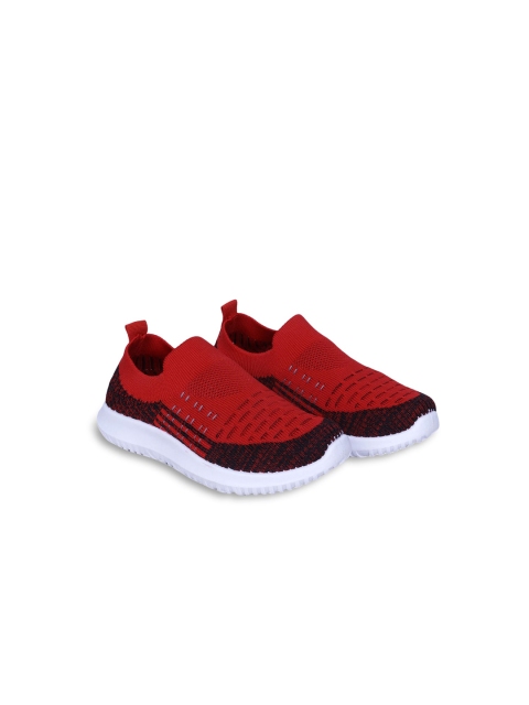 

Hopscotch Unisex Kids Red Ballerinas with Laser Cuts Flats