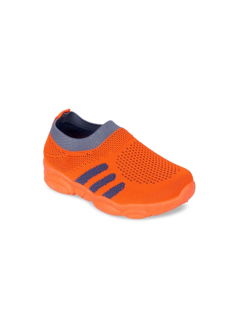 

Hopscotch Boys Orange Colourblocked Ballerinas with Laser Cuts Flats