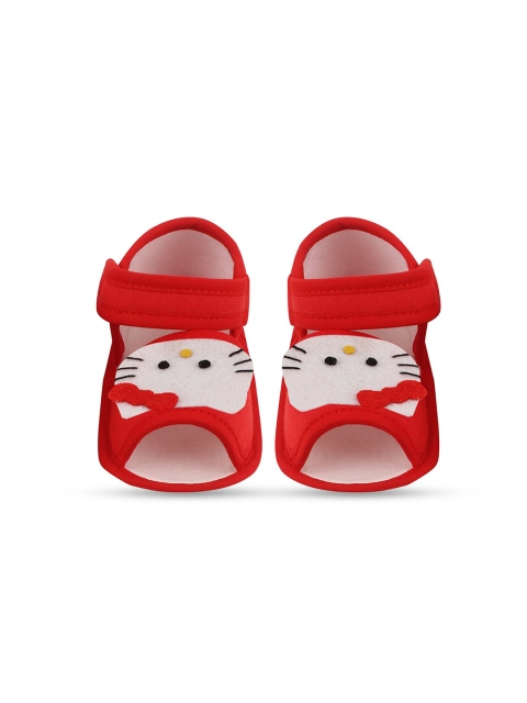 

Hopscotch Unisex Kids Red & White Comfort Sandals