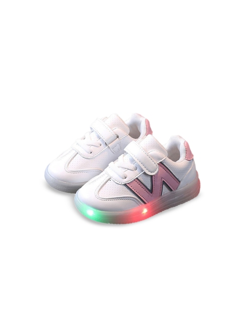 

Hopscotch Girls Pink PU Driving Shoes