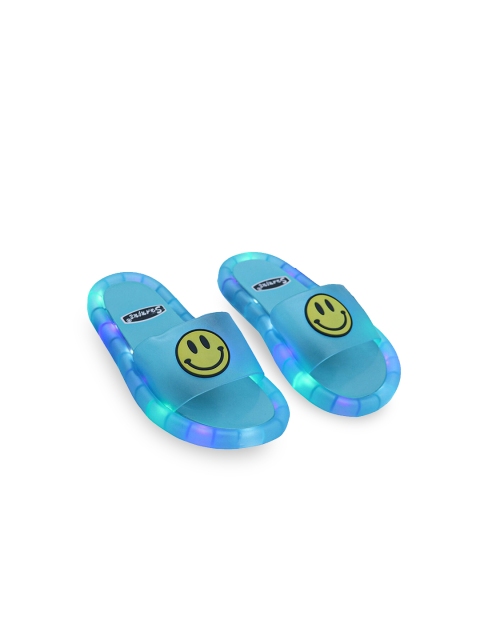 

Hopscotch Unisex Kids Blue & Yellow Thong Flip-Flops