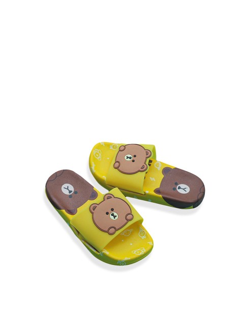 

Hopscotch Unisex Kids Yellow Thong Flip-Flops