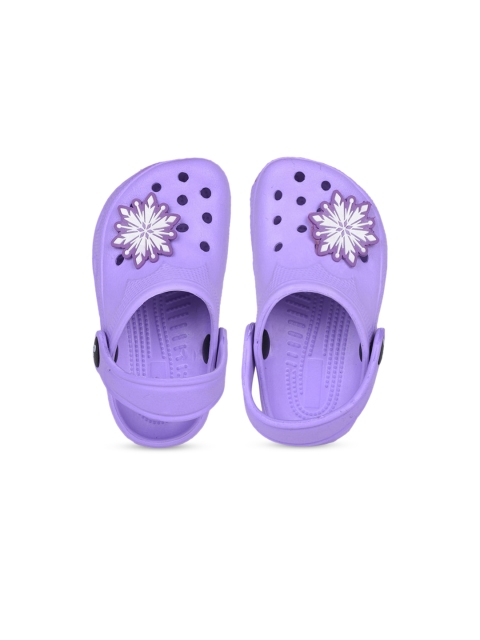 

Hopscotch Girls Purple Applique Molds Clogs