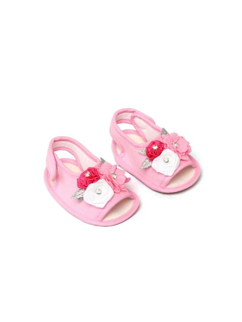 

Hopscotch Girls Pink PU Comfort Sandals