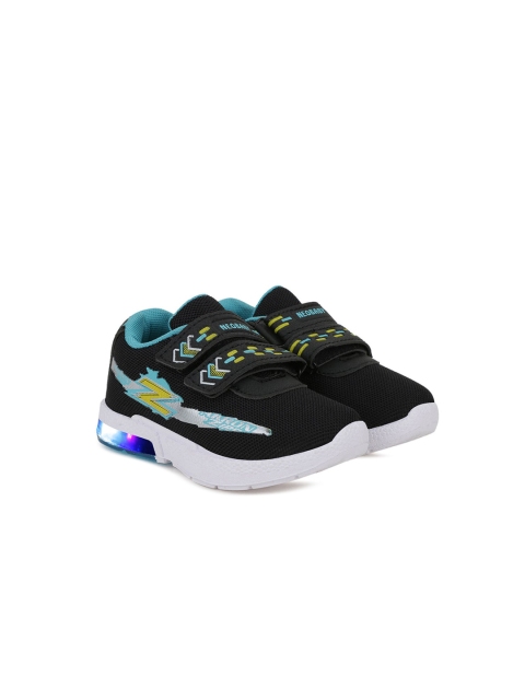 

Hopscotch Boys Green Printed PU Sneakers