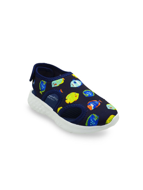 

Hopscotch Unisex Kids Blue & Yellow Comfort Sandals