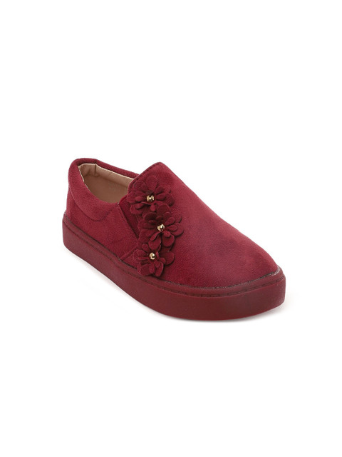 

Hopscotch Girls Red PU Sneakers