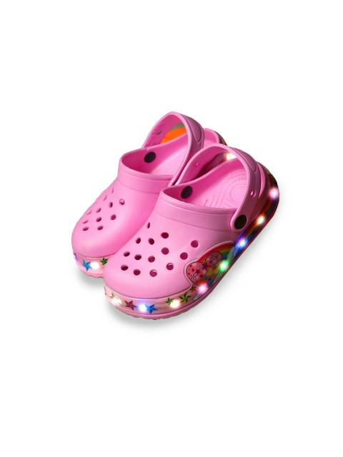 

Hopscotch Girls Pink PU Clogs