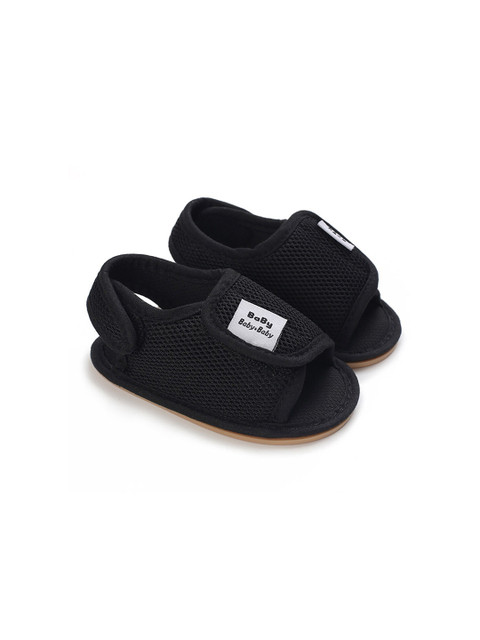 

Hopscotch Unisex Kids Black Comfort Sandals