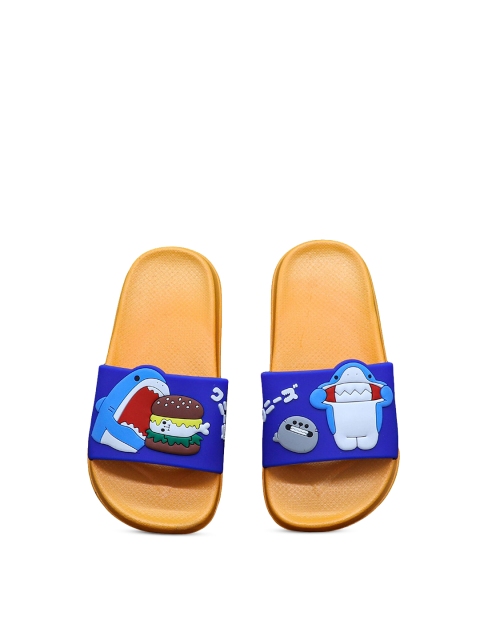 

Hopscotch Unisex Kids Orange & Blue Thong Flip-Flops
