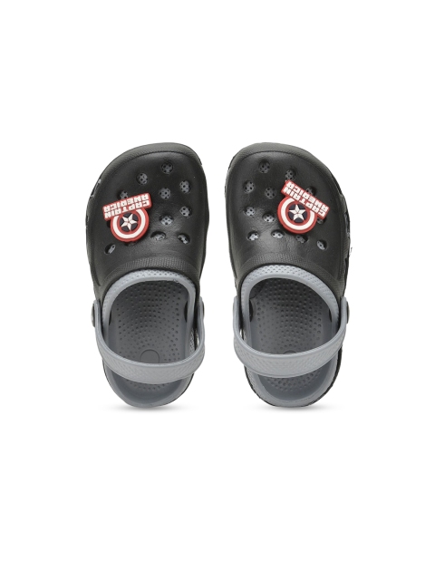 

Hopscotch Boys Black PU Clogs