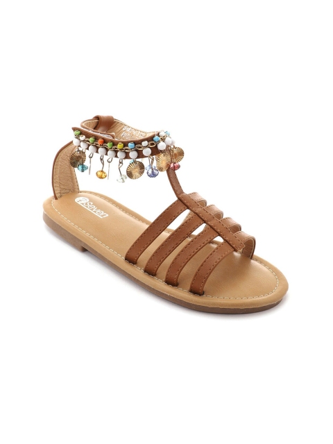 

Hopscotch Girls Brown Gladiators Sandals
