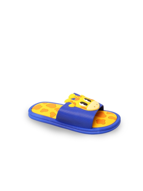 

Hopscotch Boys Blue & Yellow Rubber Thong Flip-Flops