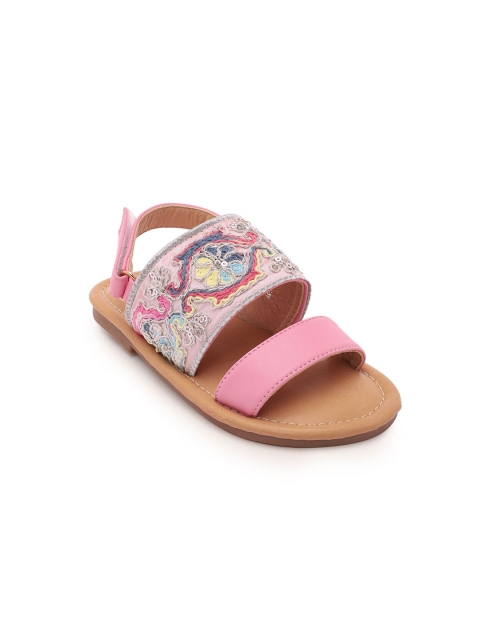 

Hopscotch Girls Pink Comfort Sandals