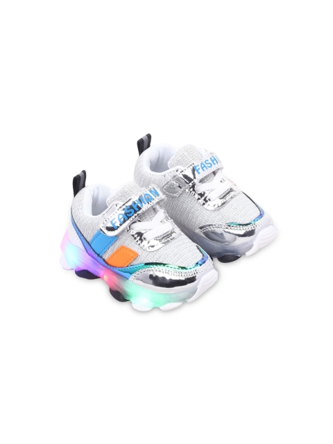 

Hopscotch Girls White Colourblocked PU Slip-On Sneakers
