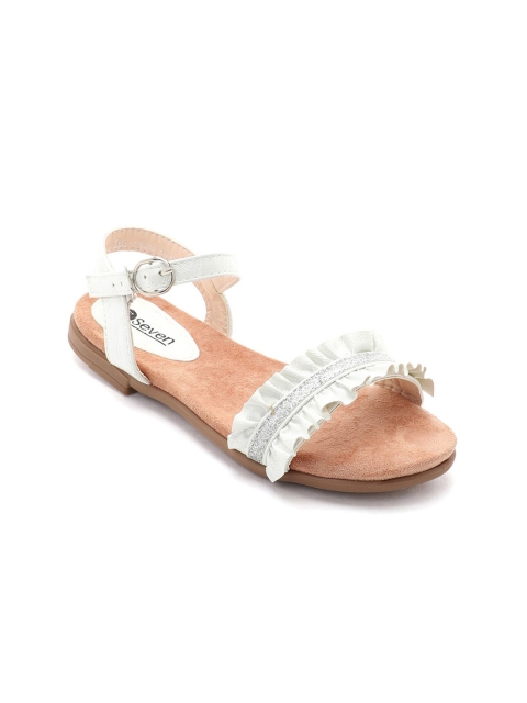 

Hopscotch Girls White Comfort Sandals