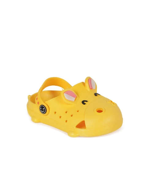 

Hopscotch Unisex Kids Yellow PU Clogs