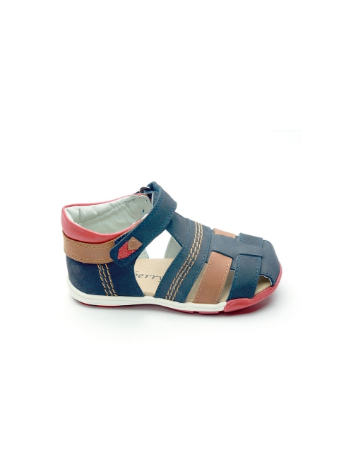 

Hopscotch Boys Blue & Tan Comfort Sandals