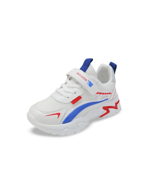 

Hopscotch Unisex Kids Blue PU Sneakers