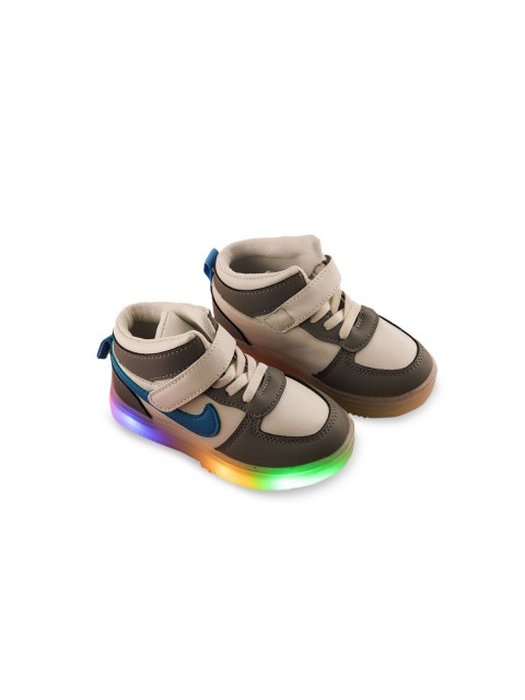 

Hopscotch Unisex Kids Grey PU Driving Shoes